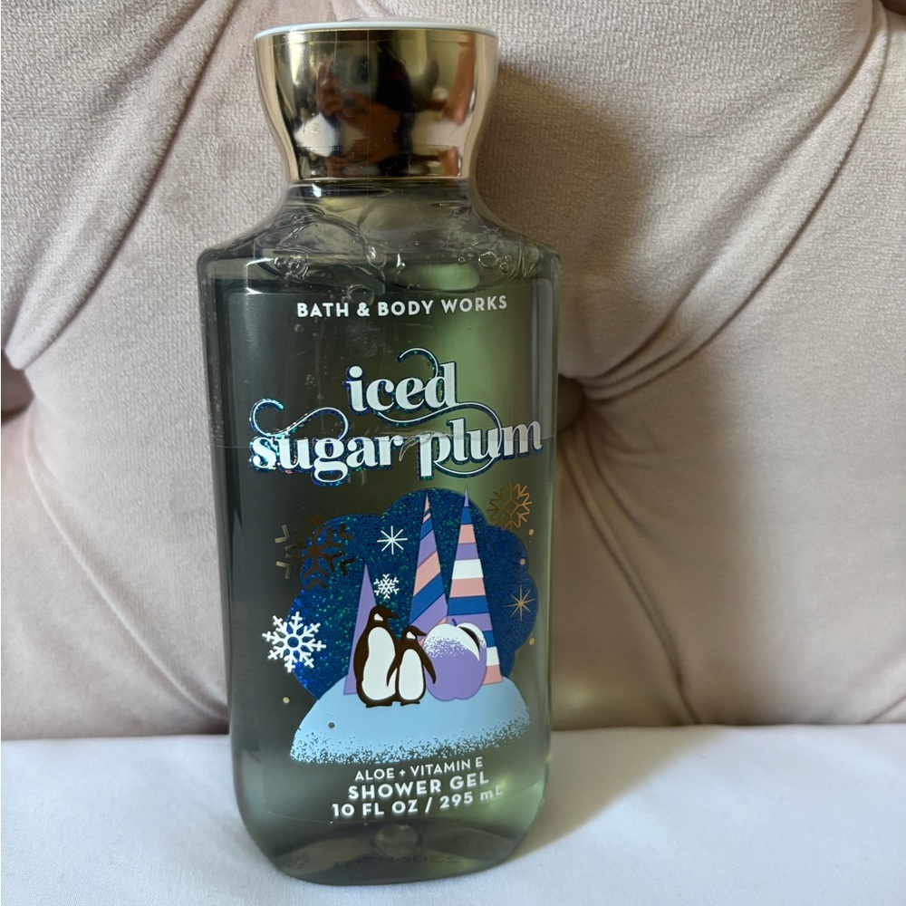 Bath & Body Works Iced Sugar Plum Shower Gel - Silver